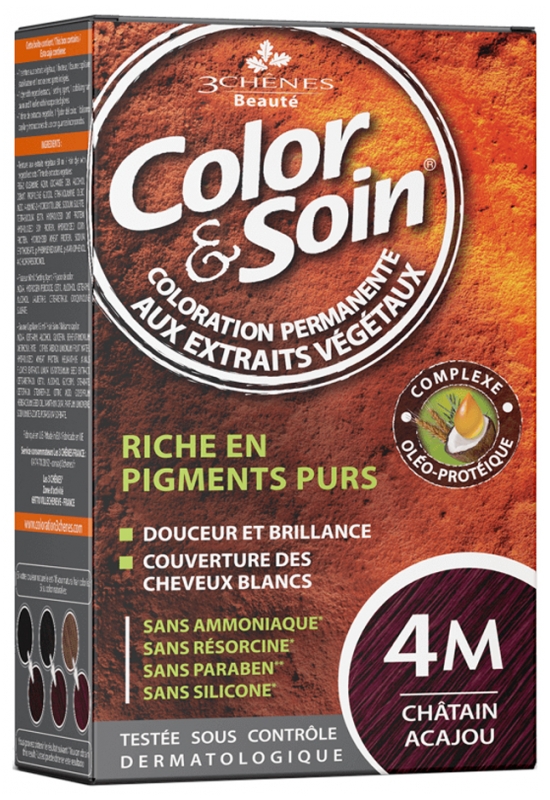 [NgRT011uyRT0016593] Color & Soin Cgâtain acajou 4M Les 3 Chênes 