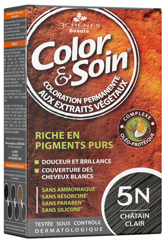 [NgRT011uyRT0016595] Color & Soin Châtain clair 5N Les 3 Chênes 