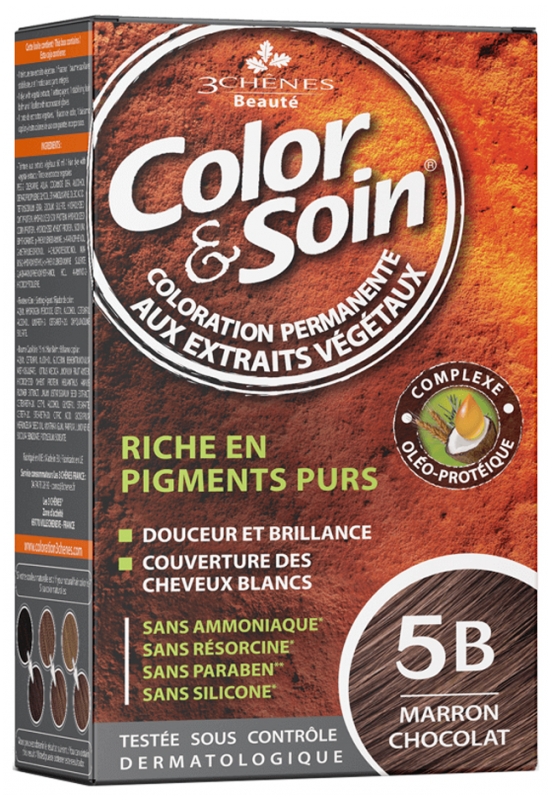 [NgRT011uyRT0016602] Color & Soin Marron chocolat 5B Les 3 Chênes 