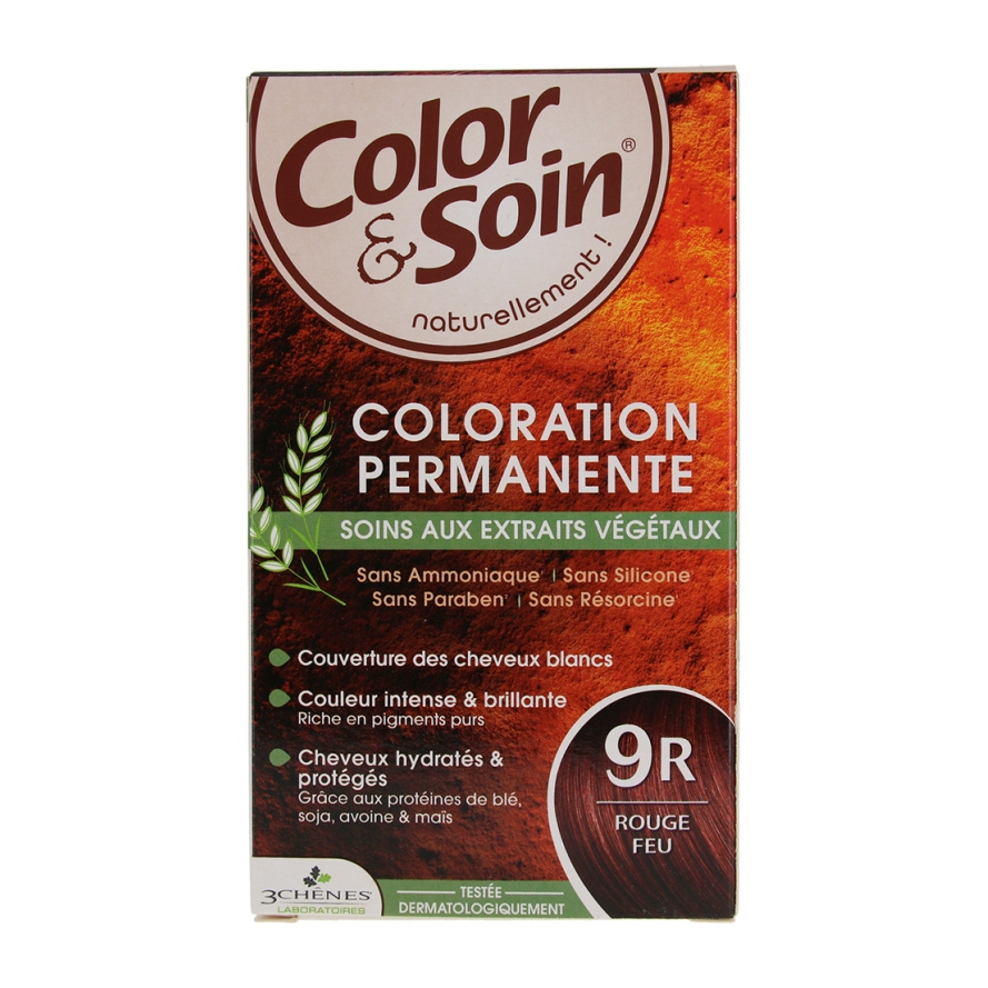 [NgRT011uyRT0016605] Coloration Rouge feu 9R Color & Soin Les 3 Chênes