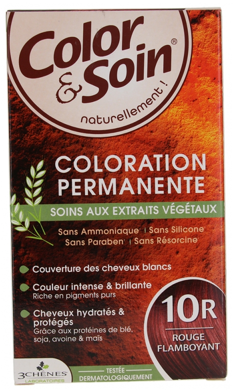 [NgRT011uyRT0016606] Color & Soin Rouge flamboyant 10R Les 3 Chênes
