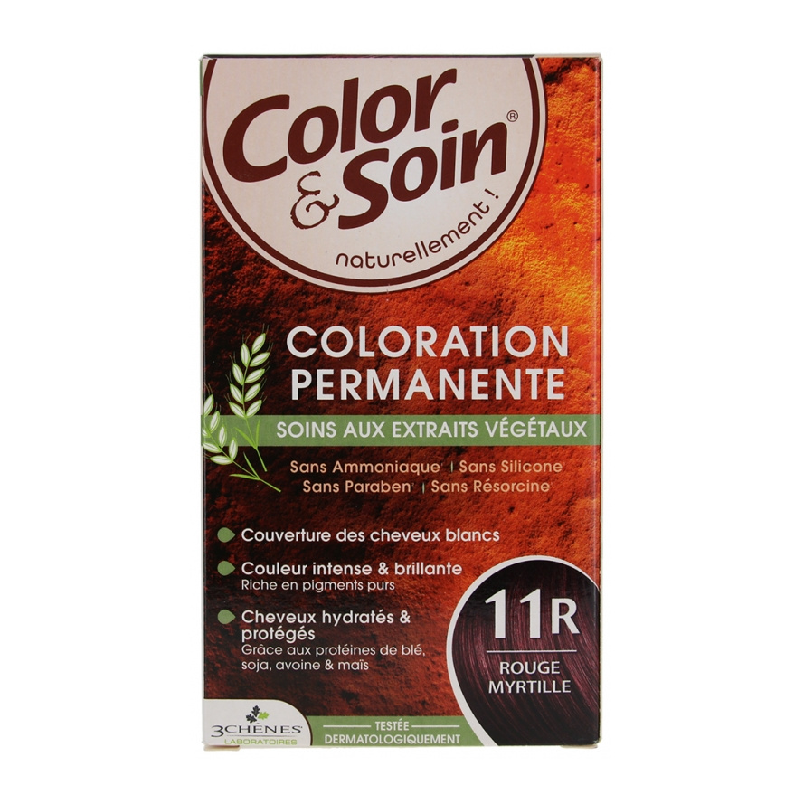[NgRT011uyRT0016607] Coloration Rouge myrtille 11R Color & Soin Les 3 Chênes