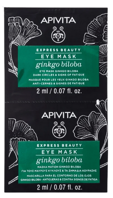 Masque Contour des Yeux au Ginkgo Biloba Express Beauty Apivita