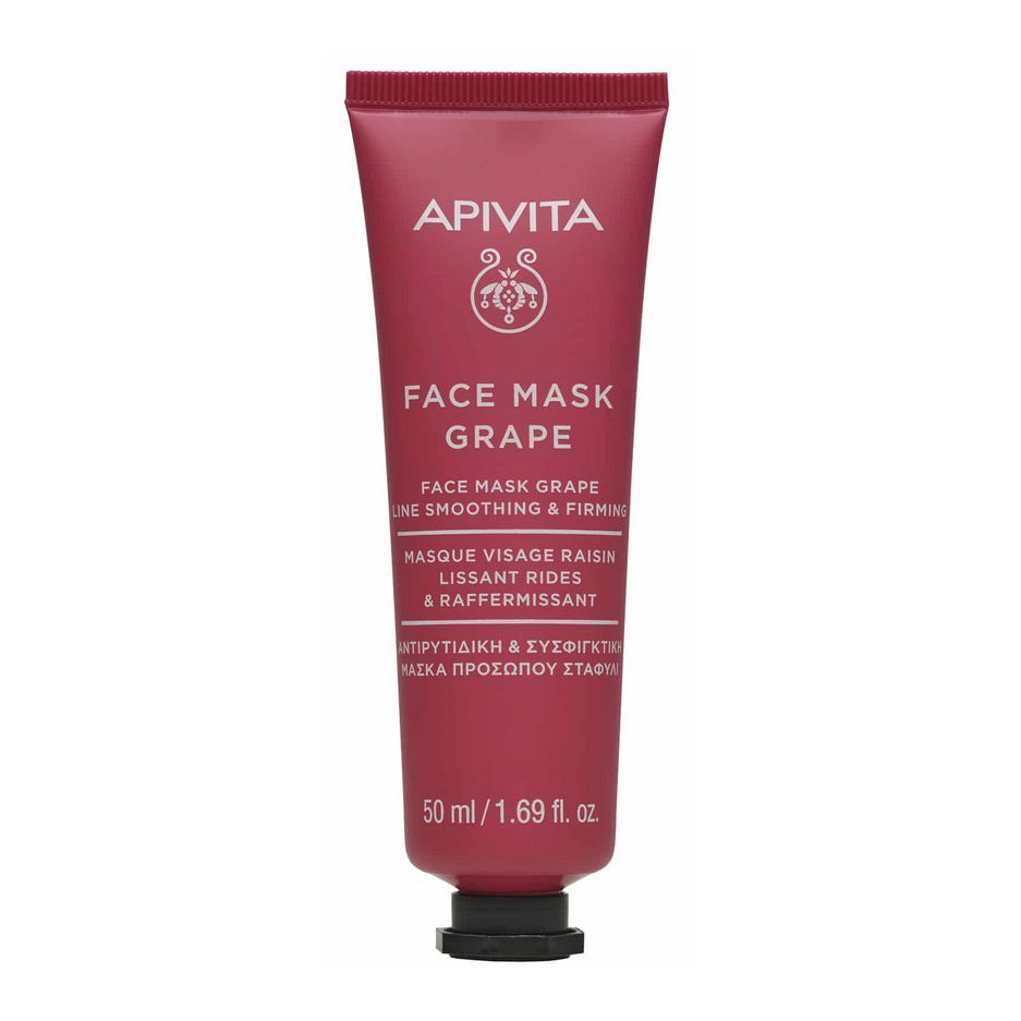 [NgRT011uyRT0018100] Masque Visage Lissant & Raffermissant au Raisin Apivita