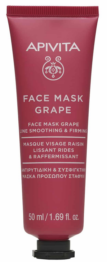 [NgRT011uyRT0018100] Masque Visage Lissant & Raffermissant au Raisin Apivita
