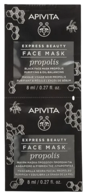 Masque Visage Noir à la Propolis Express Beauty Apivita