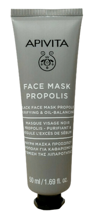 [NgRT011uyRT0018104] Masque Visage Purifiant et Équilibrant Noir à la Propolis Apivita