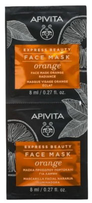 [NgRT011uyRT0018113] Masque Visage Éclat à l'Orange Express Beauty Apivita