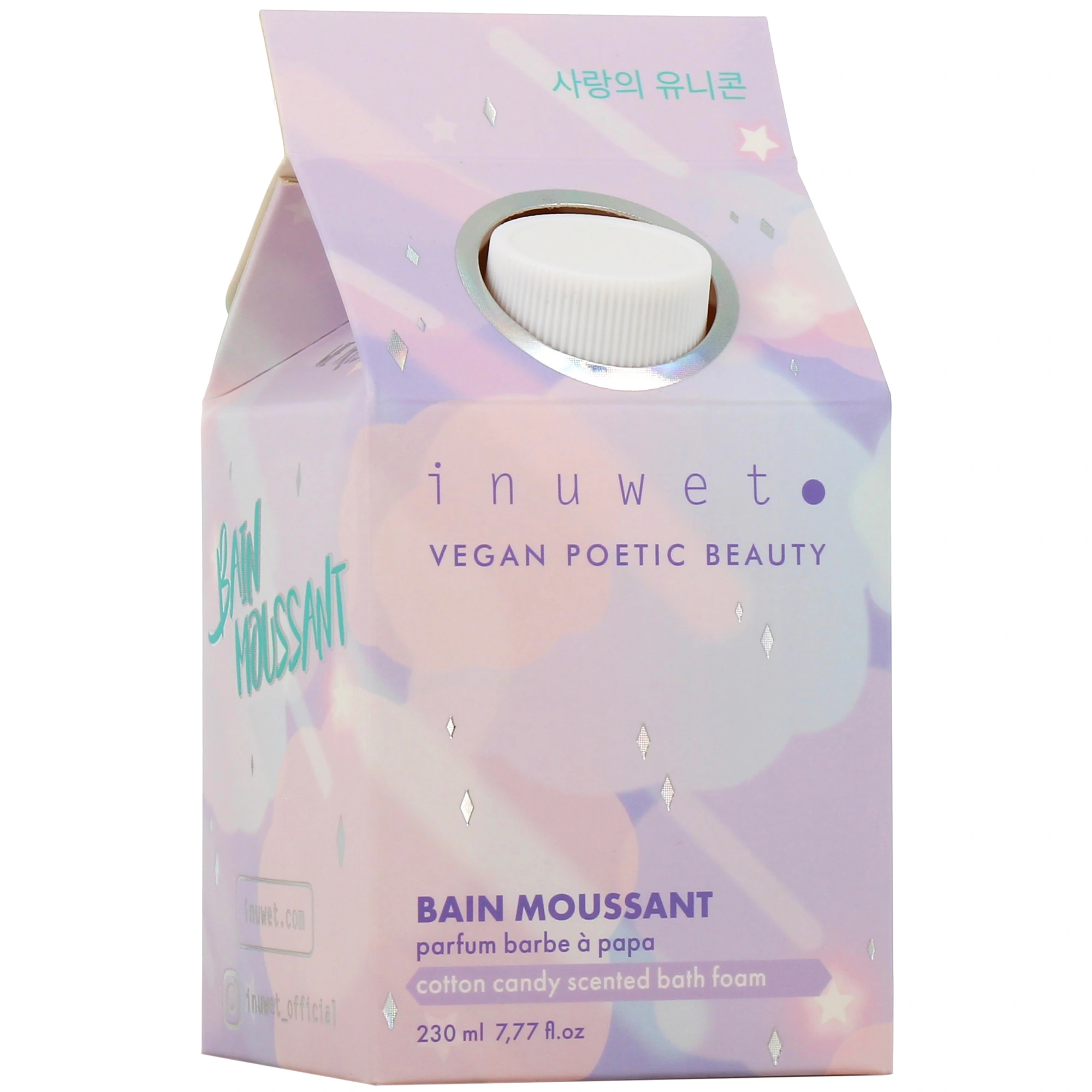Bain moussant barbe à papa - 230ML Inuwet