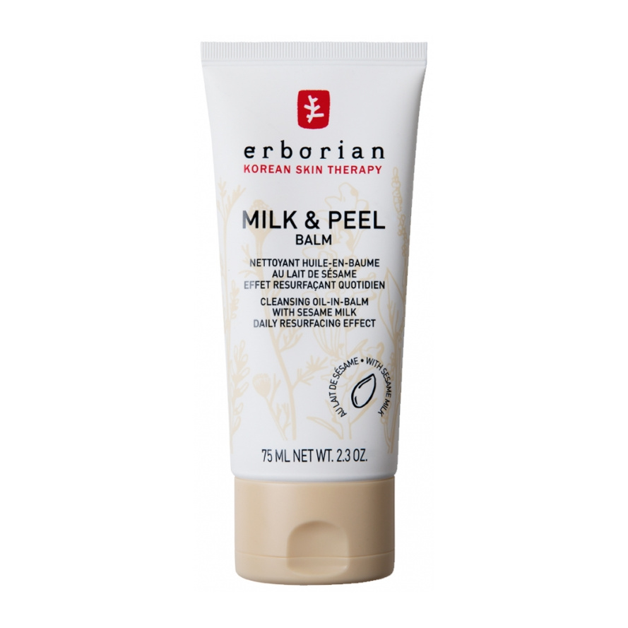 [NgRT011uyRT0018759] Milk & Peel Nettoyant Huile-en-Baume au Lait de Sésame 75 ml Erborian
