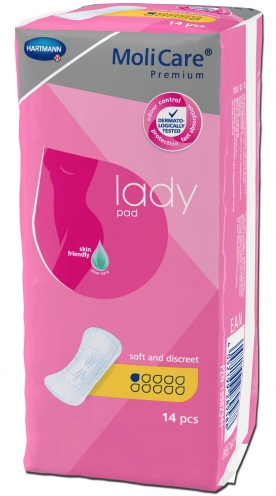 [NgRT011uyRT0018848] Molicare Premium Lady Pad 1 Goutte Hartmann