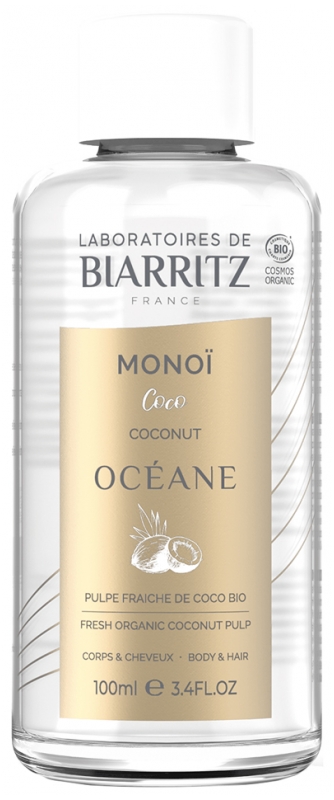Océane Monoï Noix de Coco Bio 100 ml Laboratoires de Biarritz 