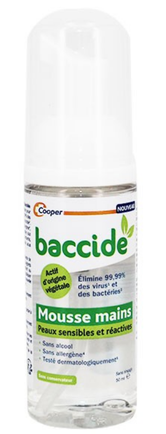 Baccide Mousse Végétale Cooper