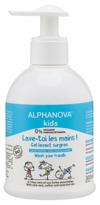 Alphanova Kids Lave-Toi les Mains Gel Lavant Surgras 300 ml