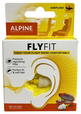 Alpine Hearing Protection Flyfit Bouchons d'Oreille + Minibox Gratuite