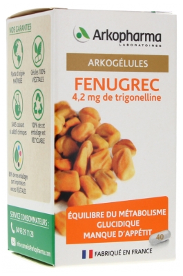 Arkopharma Arkogélules Fenugrec 40 Gélules