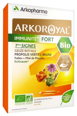 Arkopharma Arko Royal Immunité Fort 1ers Signes Bio 20 Ampoules