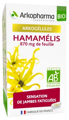 Arkopharma Arkogélules Hamamélis Bio 150 Gélules