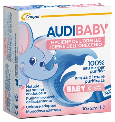 Audispray Audibaby Hygiène de l'Oreille 10 Unidoses