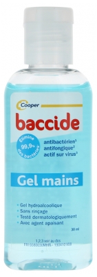 Baccide Gel Mains sans Rinçage 30 ml