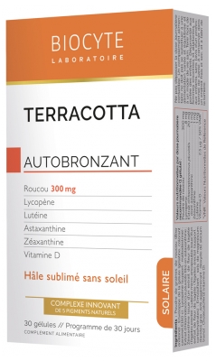 Biocyte Terracotta Cocktail Autobronzant 30 Gélules