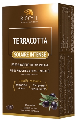 Biocyte Terracotta Solaire Intense Préparateur de Bronzage 30 Capsules