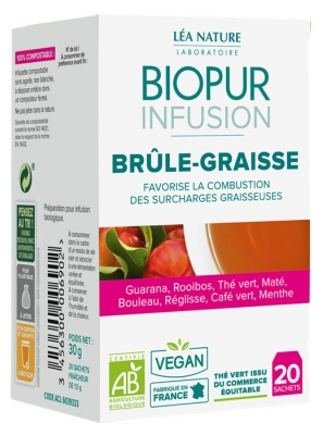 Biopur Infusion Brûle-Graisse 20 Sachets