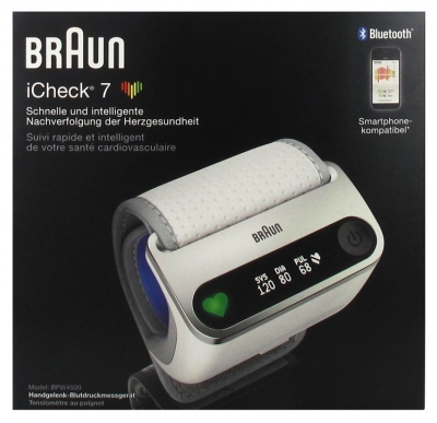 Braun iCheck 7 Tensiomètre Poignet BPW4500