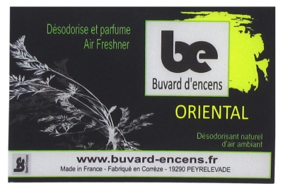 Buvard d'encens Carnet d'Encens Oriental 36 Feuillets
