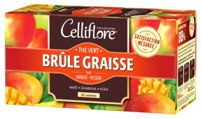 Celliflore Thé Vert Brûle Graisse 25 Sachets