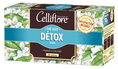 Celliflore Thé Vert Détox 25 Sachets