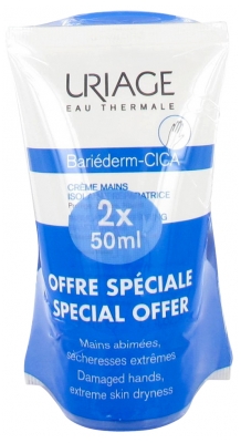 [844FgT00004wb7y] Bariéderm Cica Crème Mains Lot de 2 Uriage