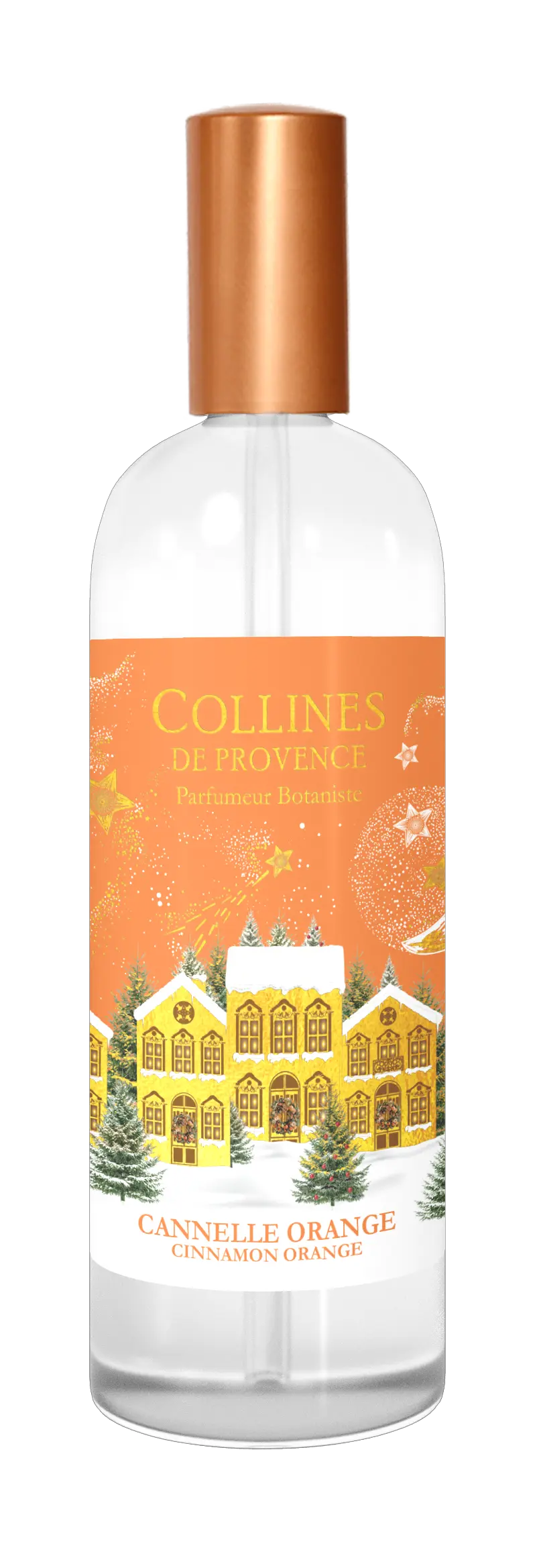 [NgRT011uyRT0021668] Parfum d'Intérieur Cannelle Orange 100ml Collines de Provence