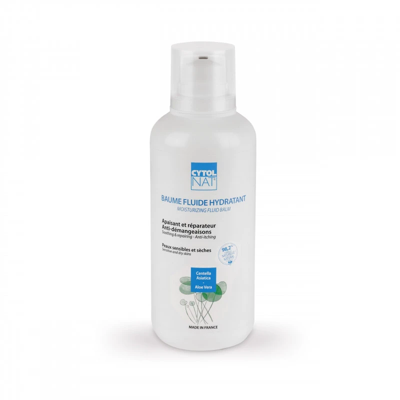 [NgRT011uyRT0003106] Baume Fluide Hydratant Soin Corps pour Peaux Sensibles et Très Sèches 400 ml Cytolnat