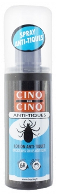 Cinq sur Cinq Anti-Tiques Lotion Anti-Tiques 100 ml