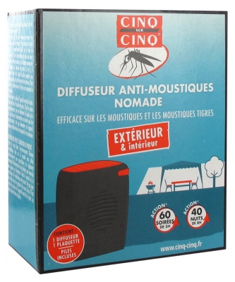 Cinq sur Cinq Diffuseur Anti-Moustiques Nomade