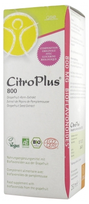 CitroPlus 800 Extrait de Pépins de Pamplemousse Bio 250 ml