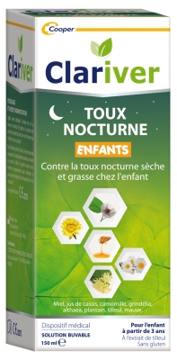 Clariver Toux Nocturne Enfants Solution Buvable 150 ml