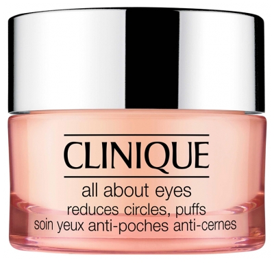 Clinique All About Eyes Soin Yeux Anti-Poches Anti-Cernes Tous Types de Peau 15 ml