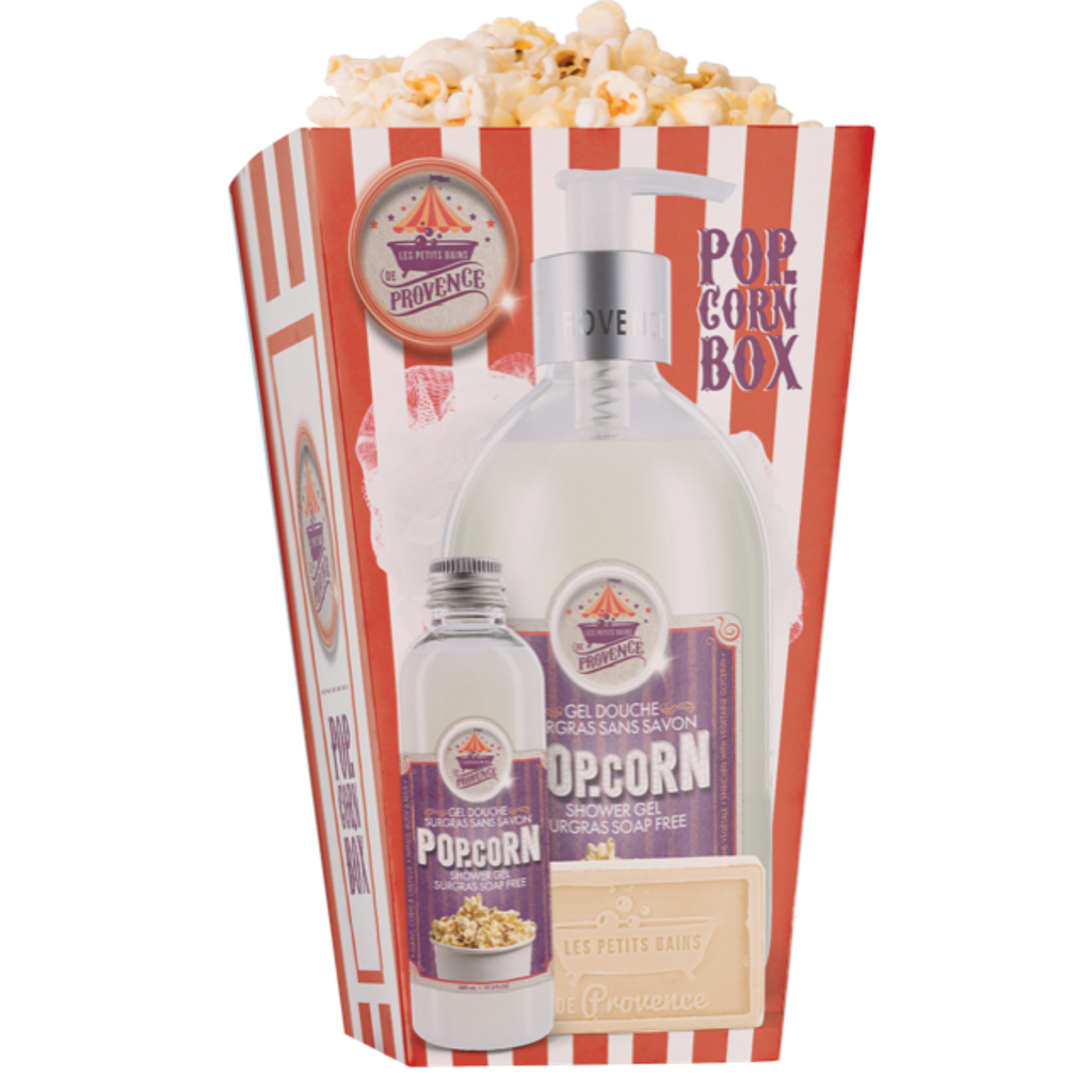 Pop-Corn Box Les Petits Bains de Provence — Emballage abîmé