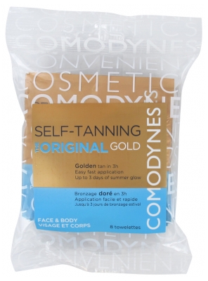 Comodynes 8 Lingettes Autobronzantes