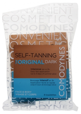 Comodynes 8 Lingettes Autobronzantes Intensives
