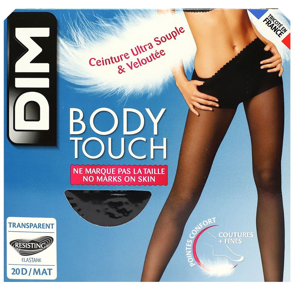 [NgRT011uyRT0023494] Body Touch Collant Femme Voile Noir T3 Dim 