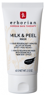 Milk & Peel Masque Resurfaçant 5 Minutes au Lait de Sésame 60 g Erborian