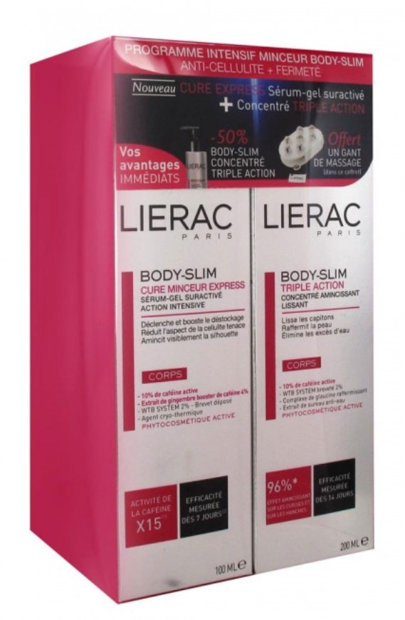 Programme Intensif Minceur (-50% Triple Action)+gant Offert Body-slim Lierac