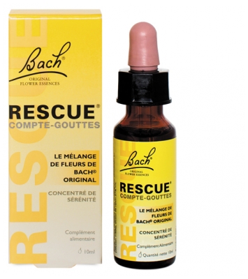 Rescue Gouttes 10ml Fleurs de Bach