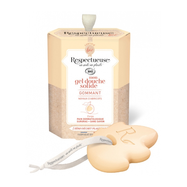 [NgRT011uyRT0024424] Respectueuse Mon Gel Douche Solide Gommant Bio 75 g