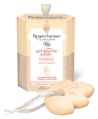 Respectueuse Mon Gel Douche Solide Gommant Bio 75 g