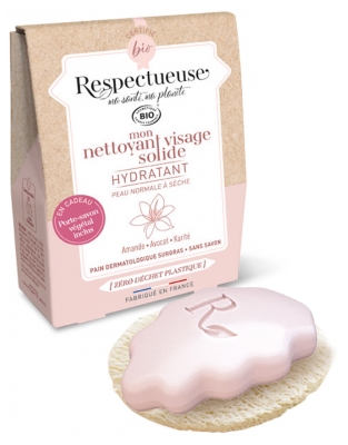 Mon Nettoyant Visage Solide Hydratant 35g Respectueuse