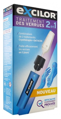 Excilor Traitement des Verrues 2 en 1